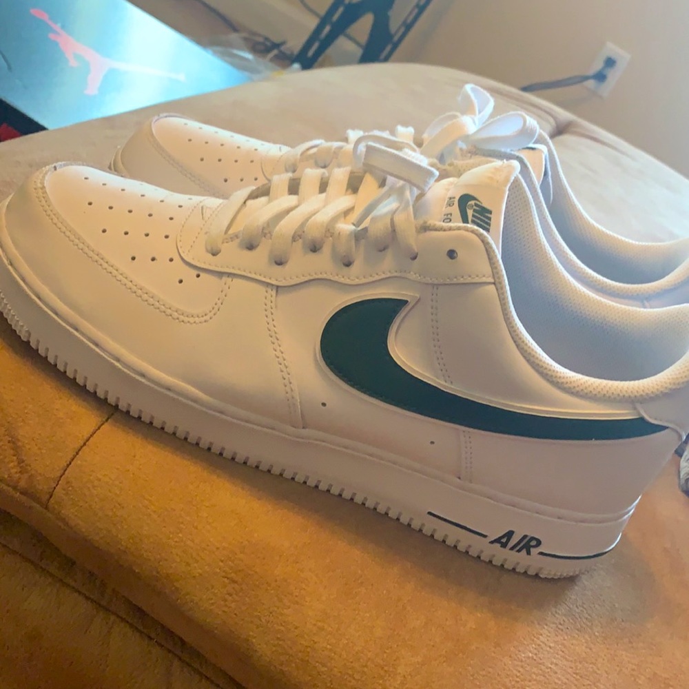 Nike AF1 Dark Green Swoosh
